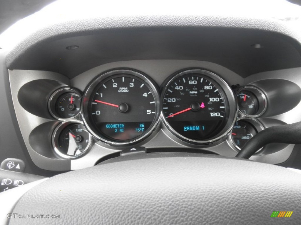 2014 GMC Sierra 2500HD SLE Crew Cab 4x4 Gauges Photos