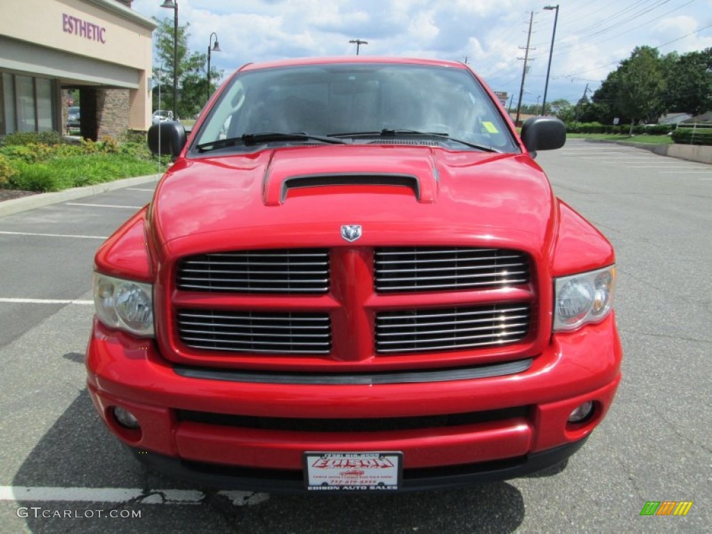 2005 Ram 1500 SLT Regular Cab 4x4 - Flame Red / Dark Slate Gray photo #13