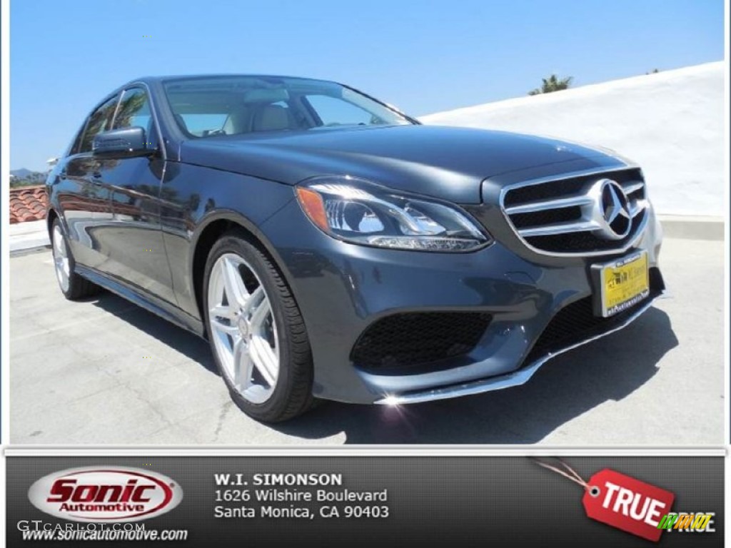 2014 E 350 Sport Sedan - Steel Gray Metallic / Gray/Dark Gray photo #1