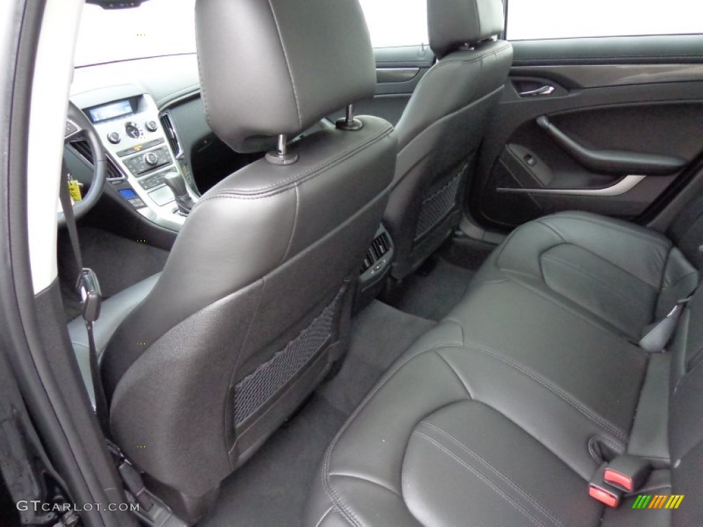 Ebony Interior 2011 Cadillac CTS 4 3.0 AWD Sedan Photo #84078596
