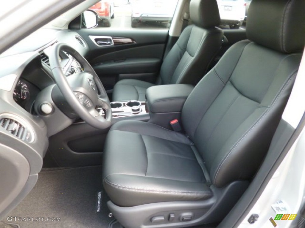 Charcoal Interior 2014 Nissan Pathfinder SL AWD Photo #84078944