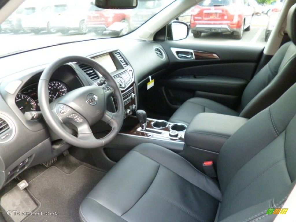 Charcoal Interior 2014 Nissan Pathfinder SL AWD Photo #84078962