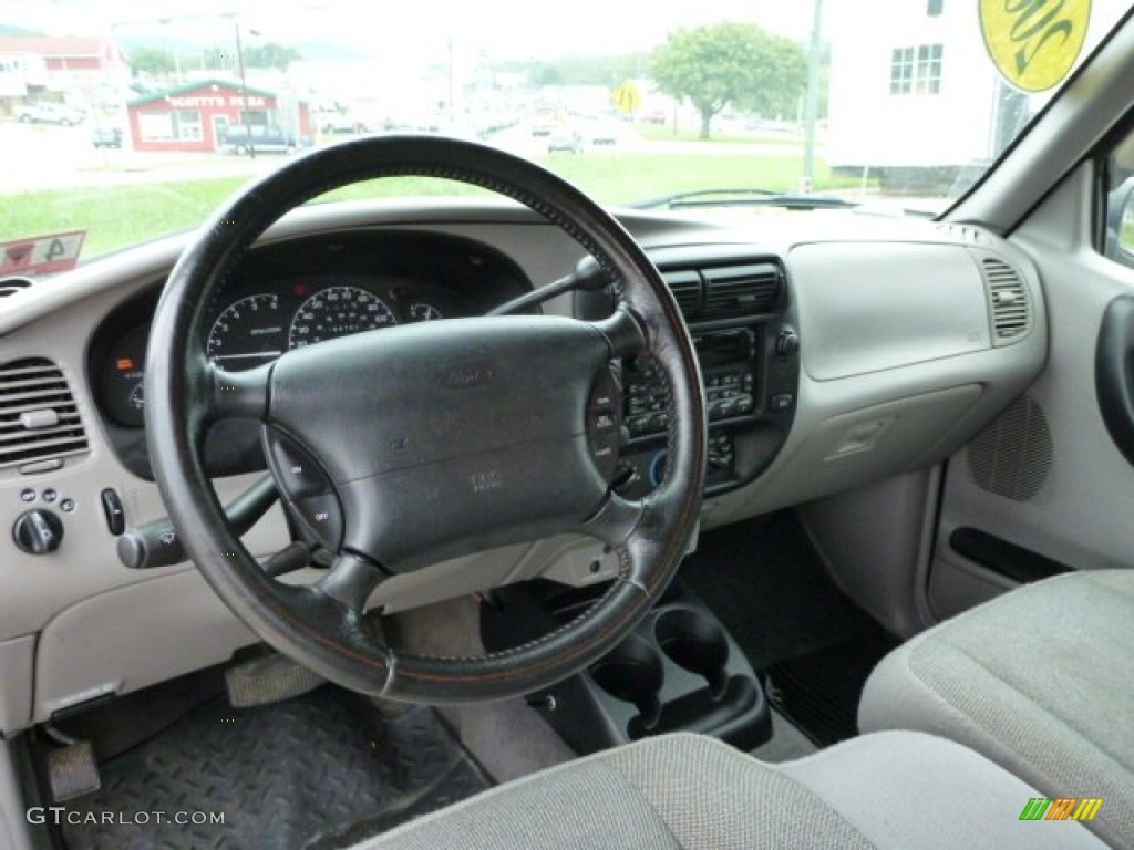 2000 Ranger XLT SuperCab 4x4 - Amazon Green Metallic / Medium Graphite photo #12