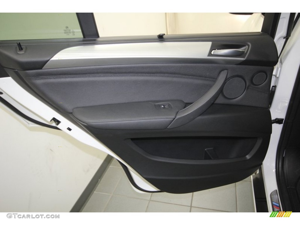 2012 BMW X5 xDrive50i Black Door Panel Photo #84079742