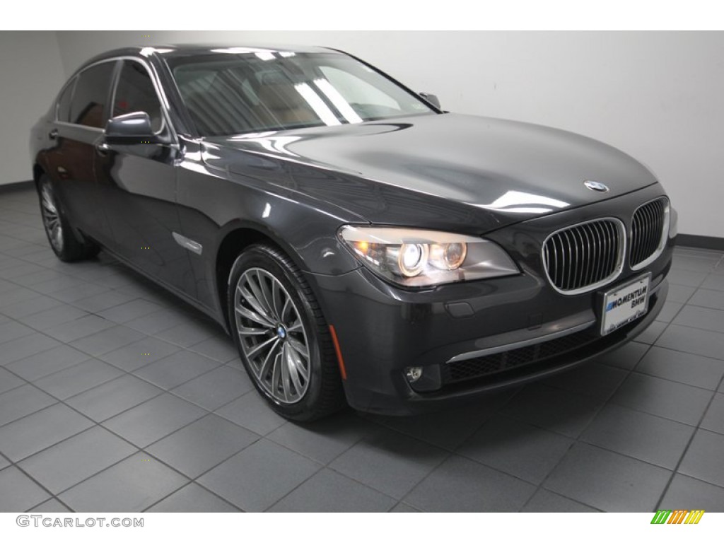 2011 7 Series 740Li Sedan - Dark Graphite Metallic / Light Saddle photo #1