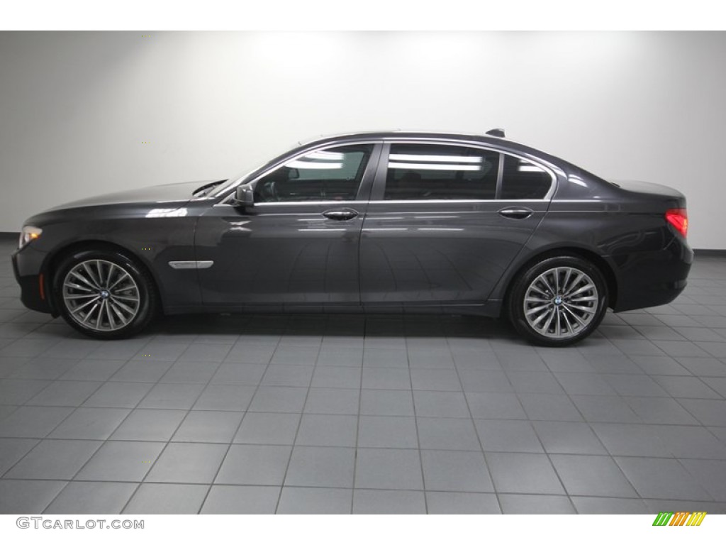 2011 7 Series 740Li Sedan - Dark Graphite Metallic / Light Saddle photo #2