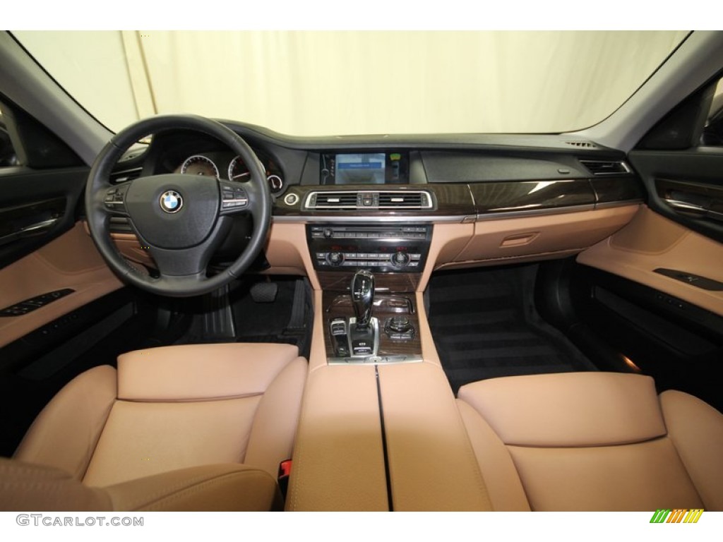 2011 7 Series 740Li Sedan - Dark Graphite Metallic / Light Saddle photo #4