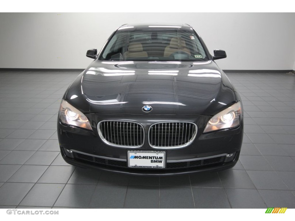 2011 7 Series 740Li Sedan - Dark Graphite Metallic / Light Saddle photo #6