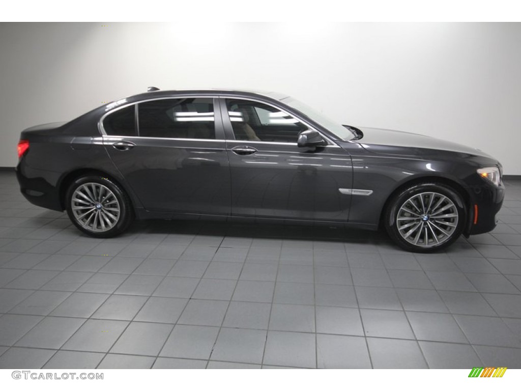 2011 7 Series 740Li Sedan - Dark Graphite Metallic / Light Saddle photo #7