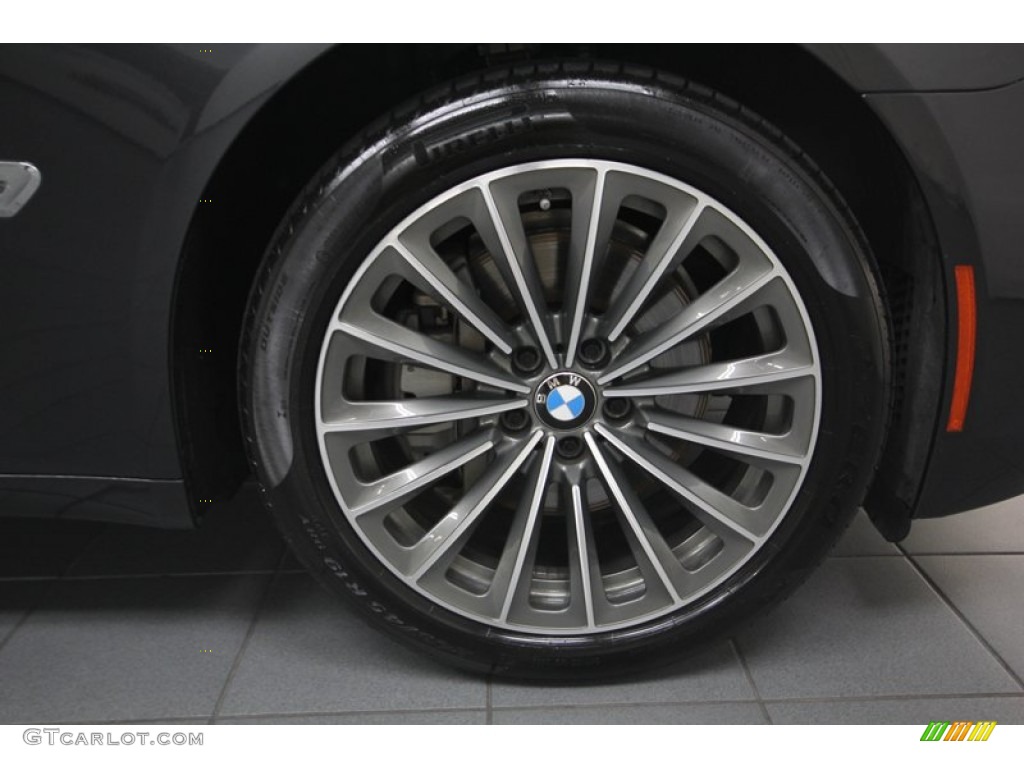 2011 7 Series 740Li Sedan - Dark Graphite Metallic / Light Saddle photo #10