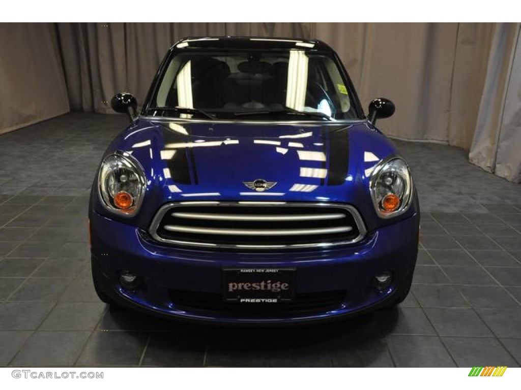 2013 Cooper Paceman - Starlight Blue Metallic / Carbon Black photo #3