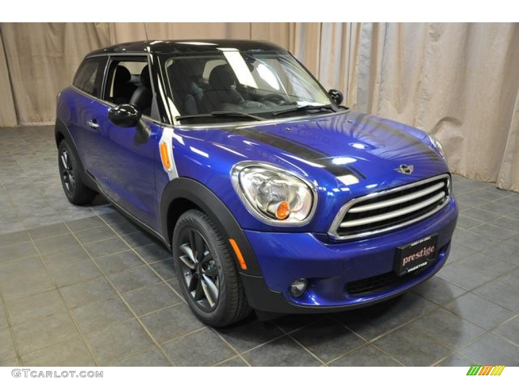 2013 Cooper Paceman - Starlight Blue Metallic / Carbon Black photo #4