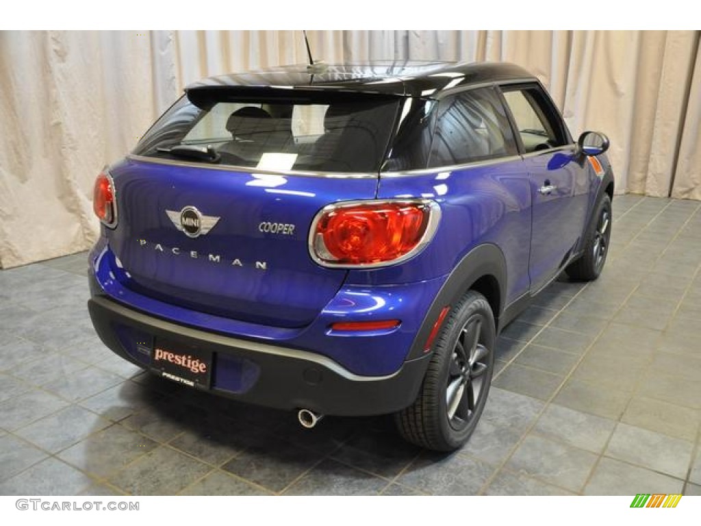 2013 Cooper Paceman - Starlight Blue Metallic / Carbon Black photo #13