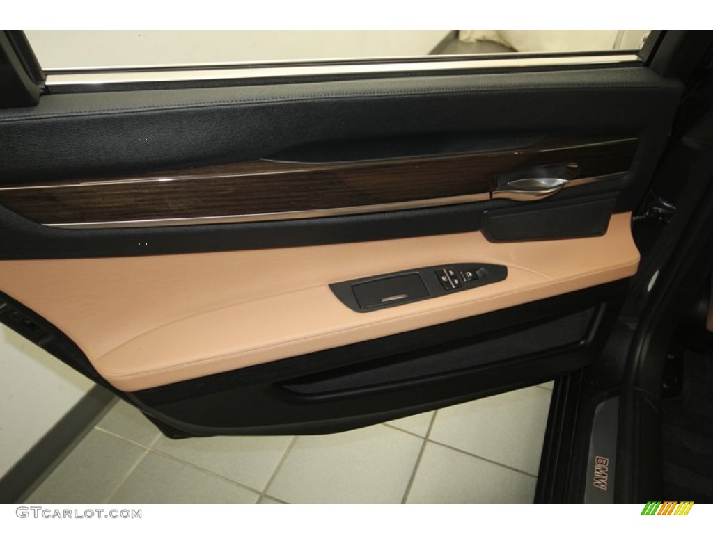 2011 7 Series 740Li Sedan - Dark Graphite Metallic / Light Saddle photo #32