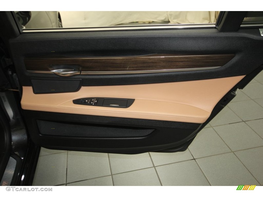 2011 7 Series 740Li Sedan - Dark Graphite Metallic / Light Saddle photo #40