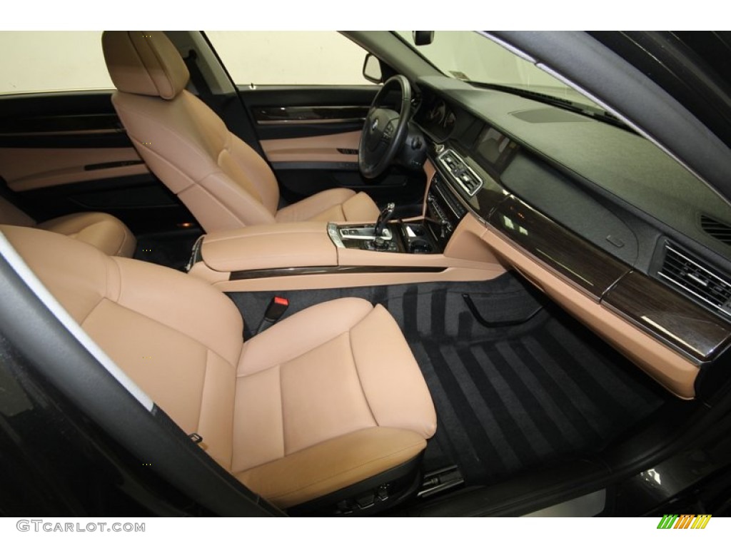 2011 7 Series 740Li Sedan - Dark Graphite Metallic / Light Saddle photo #43