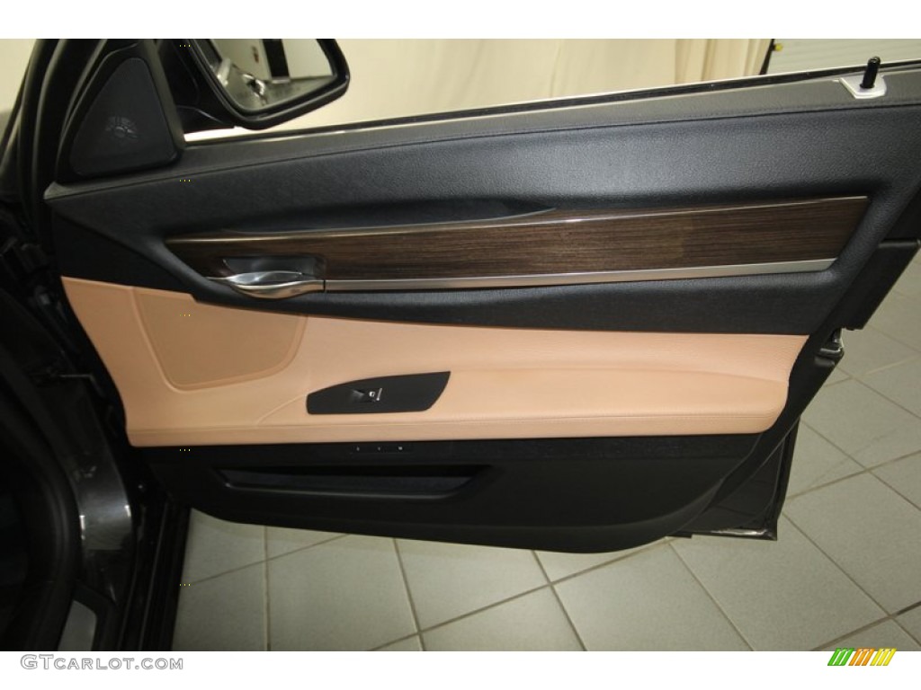 2011 7 Series 740Li Sedan - Dark Graphite Metallic / Light Saddle photo #45