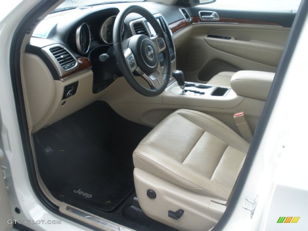 2011 Grand Cherokee Limited - Stone White / Black/Light Frost Beige photo #6