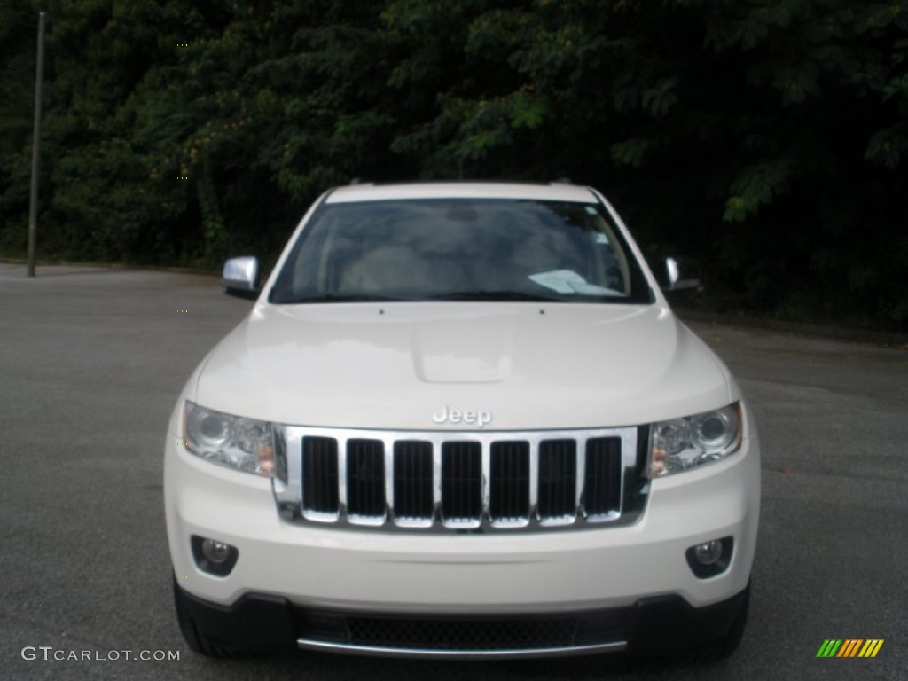 2011 Grand Cherokee Limited - Stone White / Black/Light Frost Beige photo #15