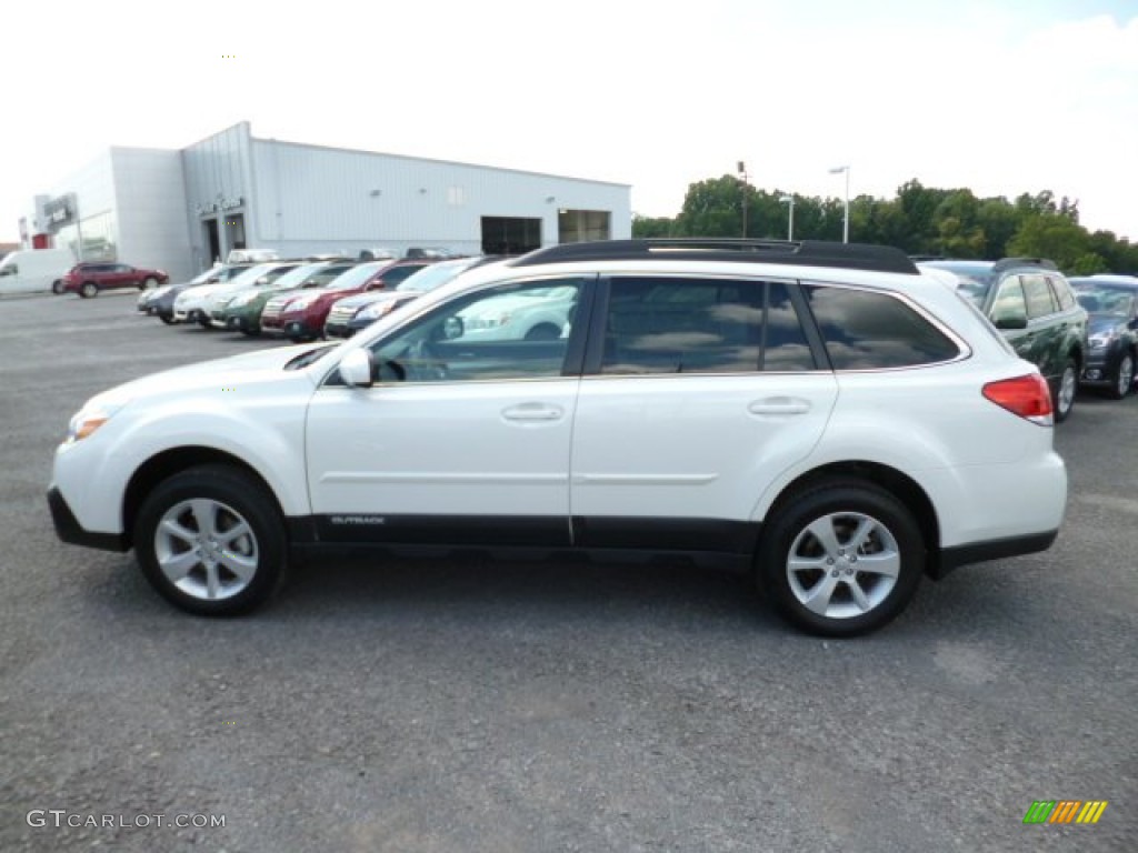 Satin White Pearl 2014 Subaru Outback 2.5i Premium Exterior Photo #84081950