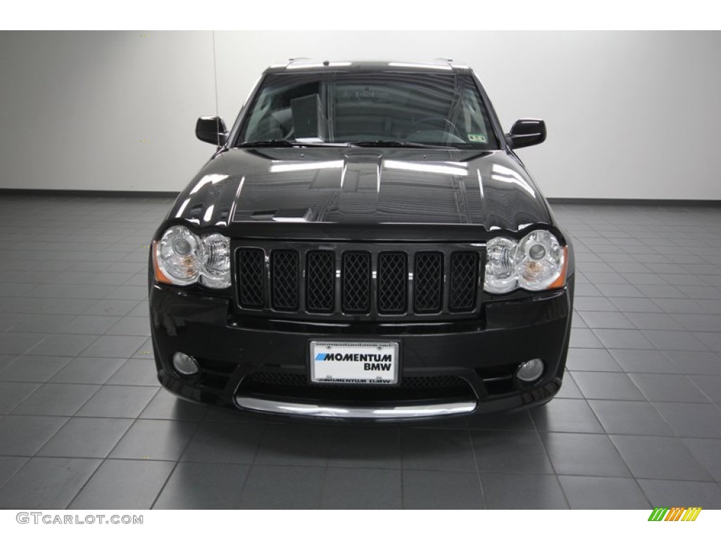 2008 Grand Cherokee SRT8 4x4 - Black / Dark Slate Gray photo #6