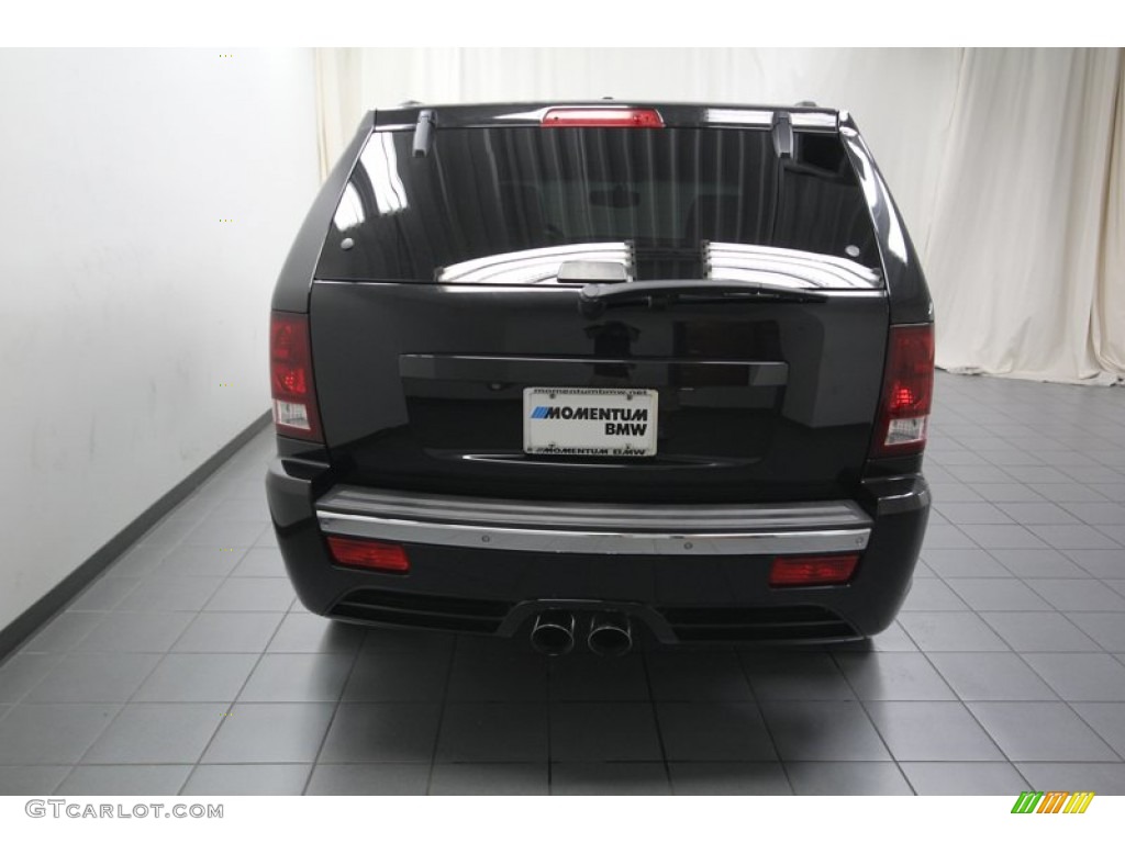 2008 Grand Cherokee SRT8 4x4 - Black / Dark Slate Gray photo #11