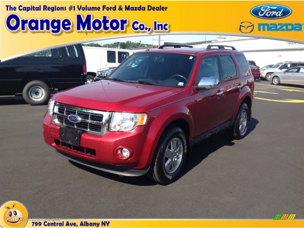 2009 Escape XLT 4WD - Sangria Red Metallic / Charcoal photo #1