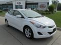 Pearl White 2011 Hyundai Elantra GLS