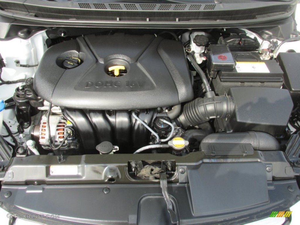 2011 Elantra GLS - Pearl White / Beige photo #10