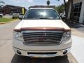 2007 White Sand Tri-Coat Ford F150 Lariat SuperCrew  photo #2