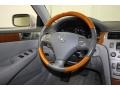 2005 Lexus ES Black Interior Steering Wheel Photo