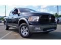 2012 Black Dodge Ram 1500 SLT Crew Cab 4x4  photo #21