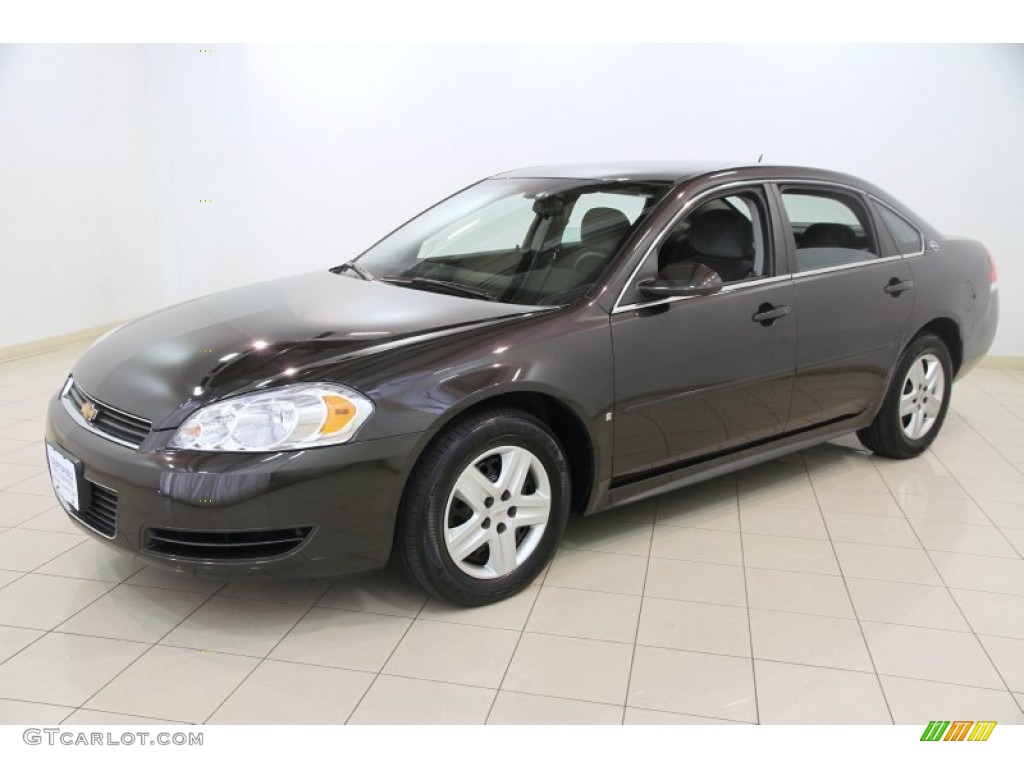 2009 Impala LS - Mocha Bronze Metallic / Ebony photo #3