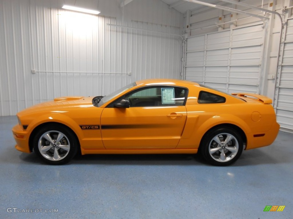 2008 Mustang GT/CS California Special Coupe - Grabber Orange / Dark Charcoal/Medium Parchment photo #1