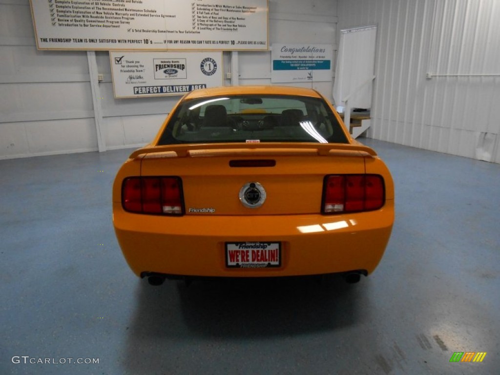 2008 Mustang GT/CS California Special Coupe - Grabber Orange / Dark Charcoal/Medium Parchment photo #7