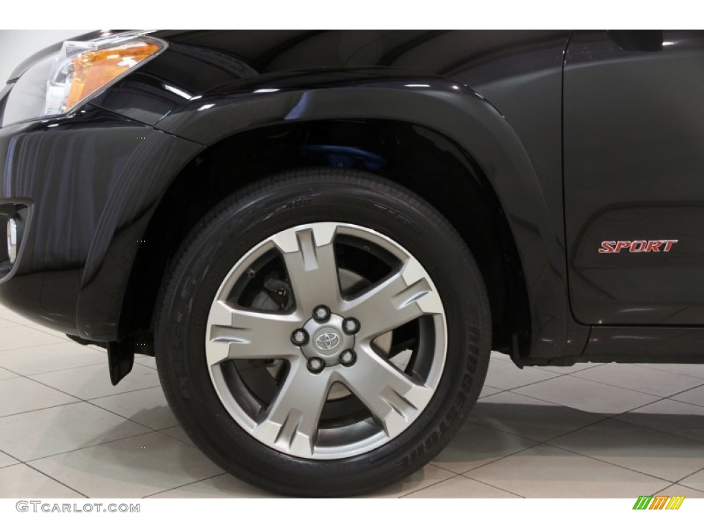 2010 RAV4 Sport V6 4WD - Black / Dark Charcoal photo #16