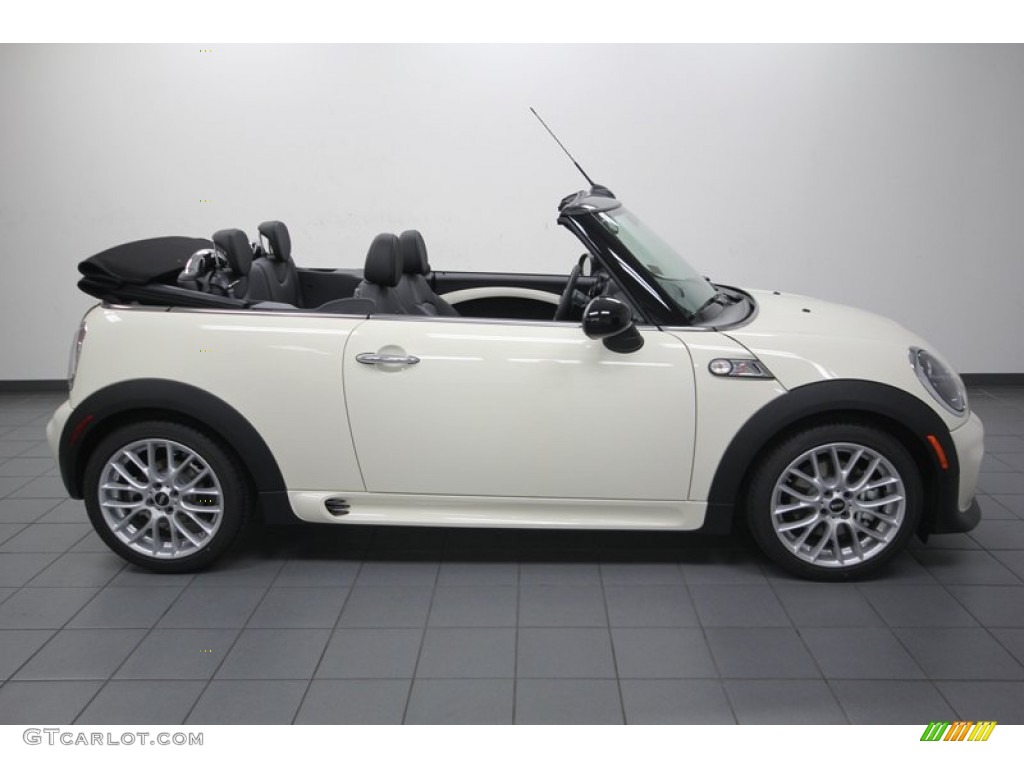 Pepper White 2014 Mini Cooper S Convertible Exterior Photo #84087185