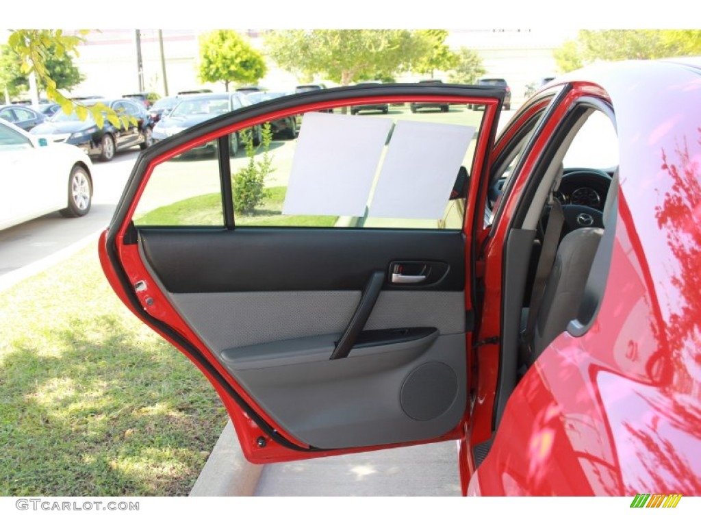 2007 MAZDA6 i Touring Hatchback - Volcanic Red / Gray photo #11