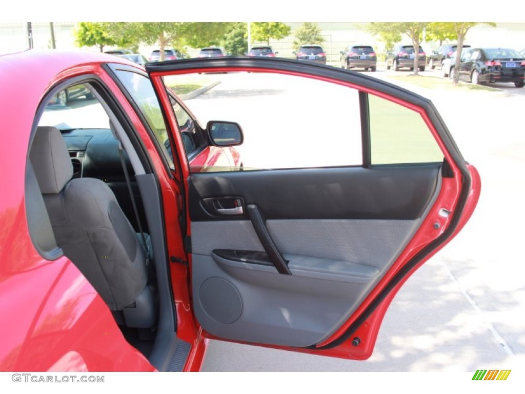 2007 MAZDA6 i Touring Hatchback - Volcanic Red / Gray photo #13