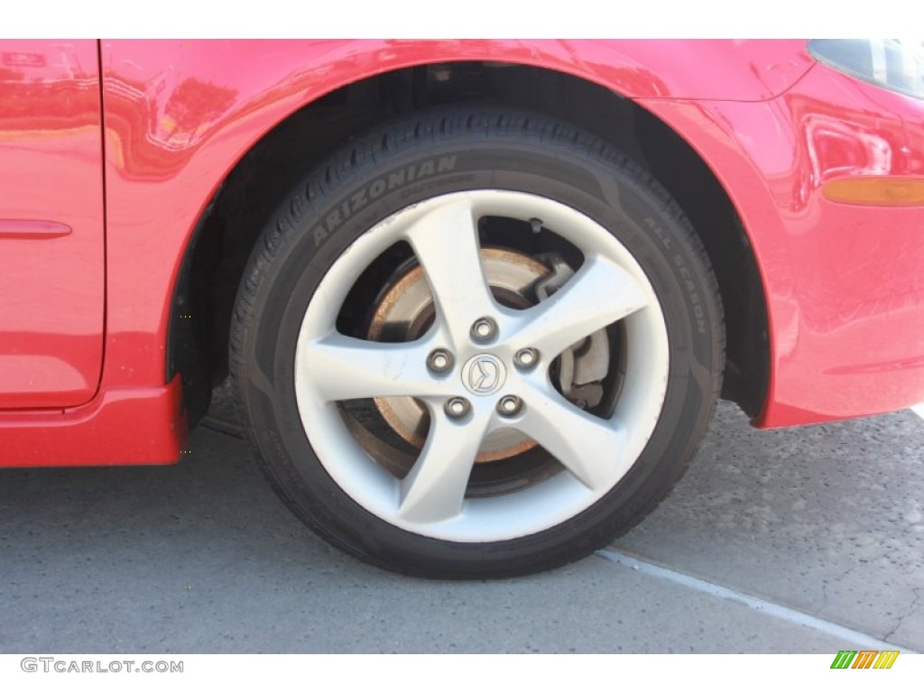 2007 MAZDA6 i Touring Hatchback - Volcanic Red / Gray photo #29