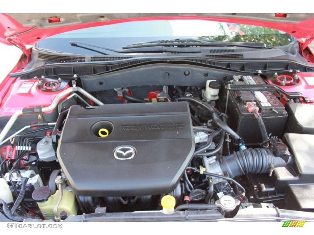 2007 MAZDA6 i Touring Hatchback - Volcanic Red / Gray photo #30