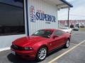 Red Candy Metallic 2010 Ford Mustang V6 Premium Coupe