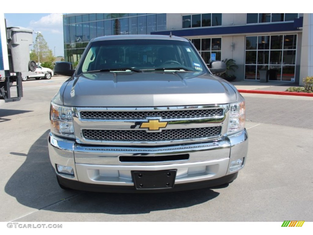 2012 Silverado 1500 LT Crew Cab - Graystone Metallic / Ebony photo #3