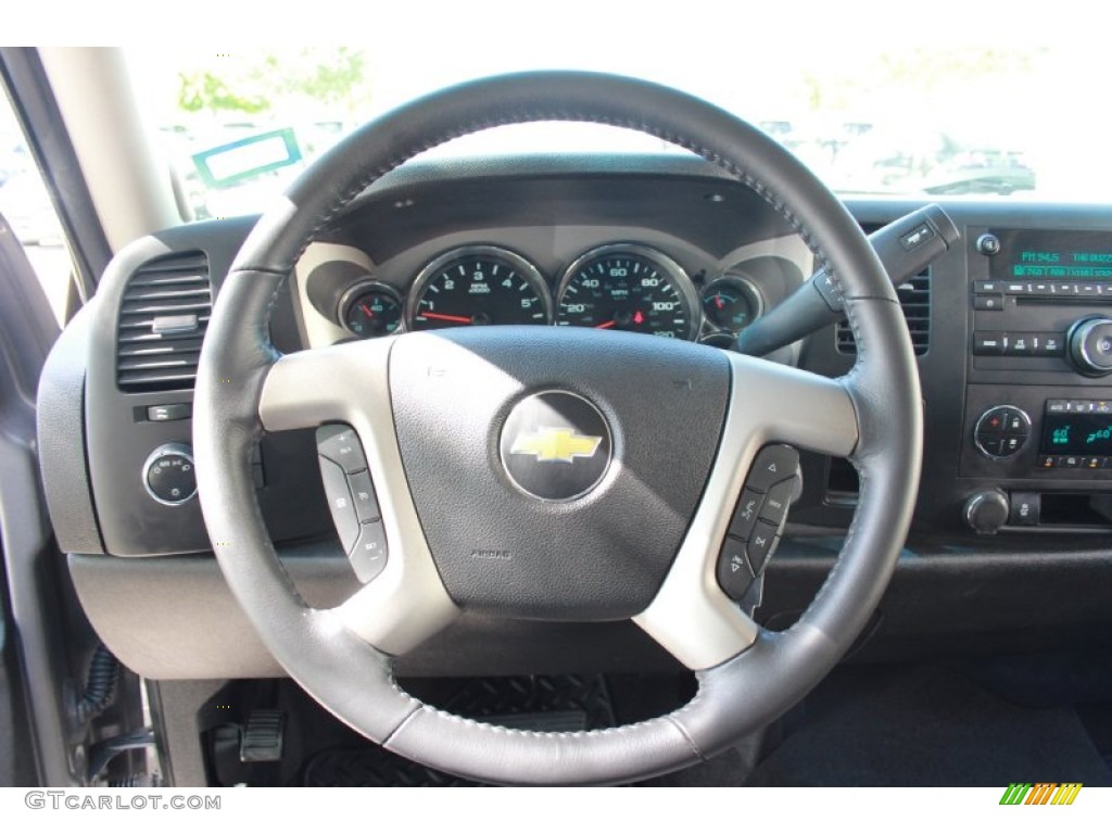 2012 Silverado 1500 LT Crew Cab - Graystone Metallic / Ebony photo #21