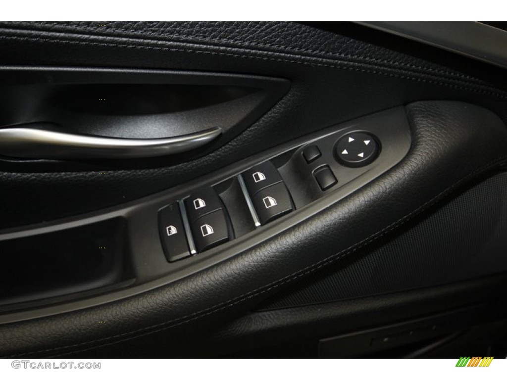 2013 5 Series 535i Sedan - Dark Graphite Metallic II / Black photo #14