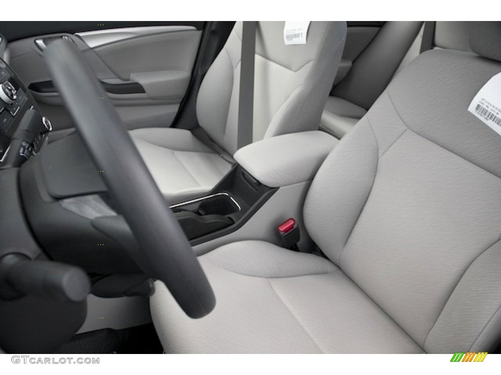 2013 Civic EX Sedan - Polished Metal Metallic / Gray photo #11