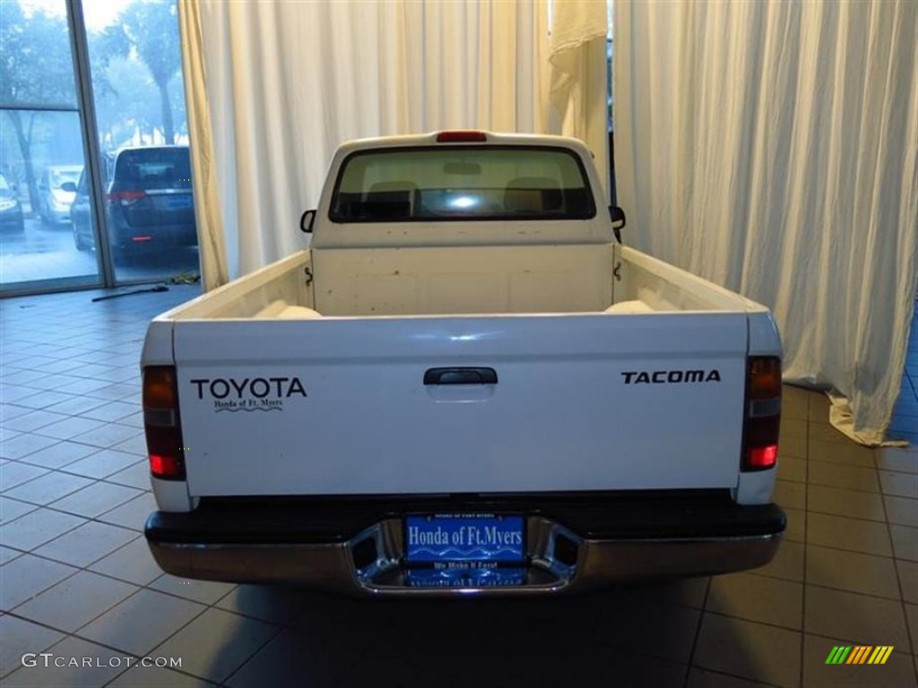 2000 Tacoma Regular Cab - Natural White / Gray photo #7