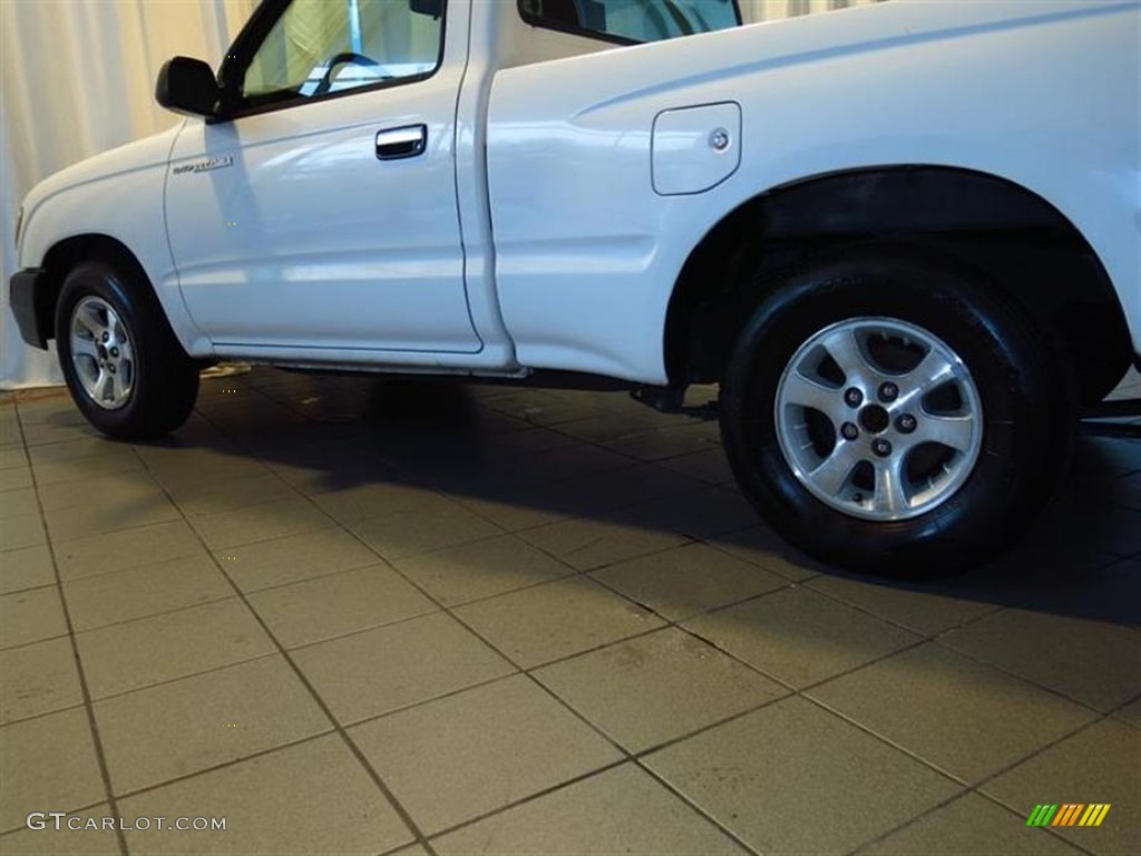 2000 Tacoma Regular Cab - Natural White / Gray photo #9