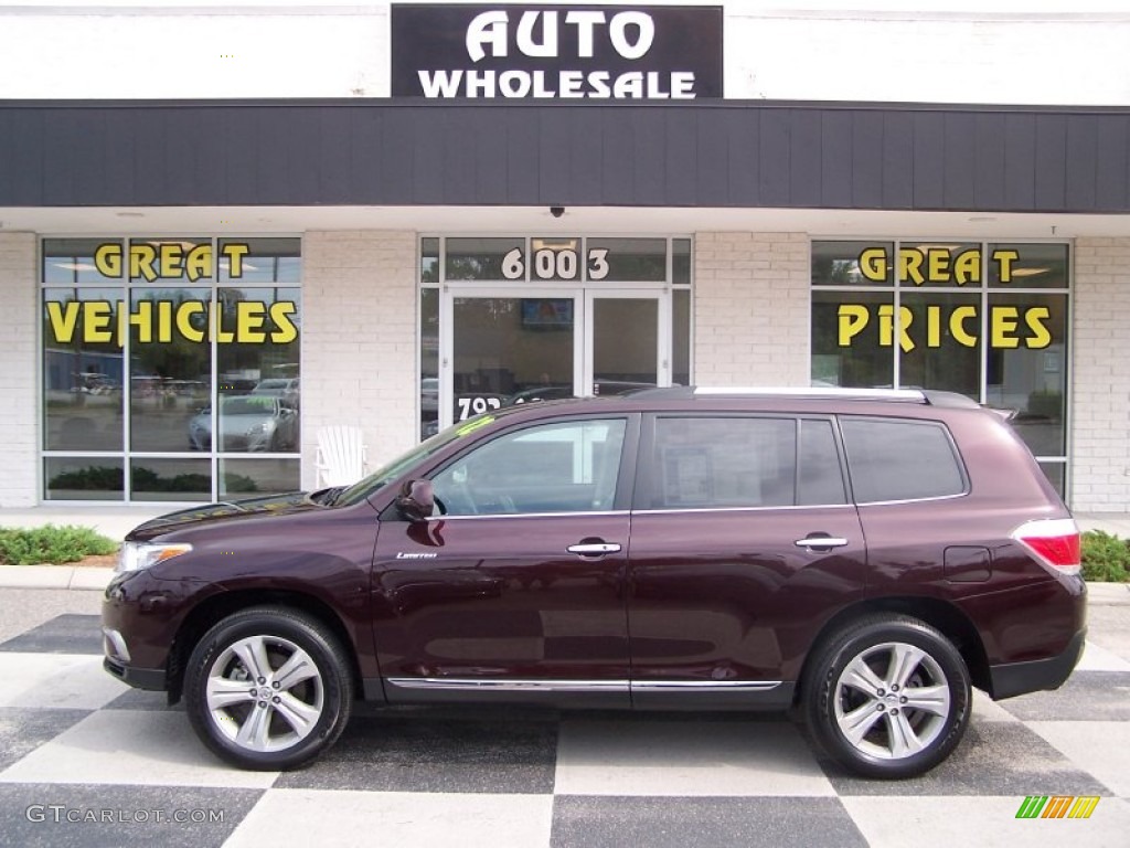 Sizzling Crimson Mica Toyota Highlander