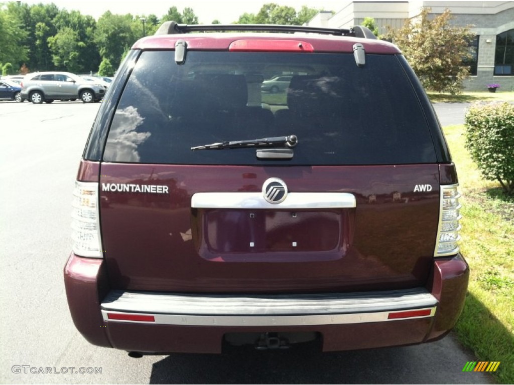 2007 Mountaineer AWD - Dark Cherry Metallic / Camel photo #7